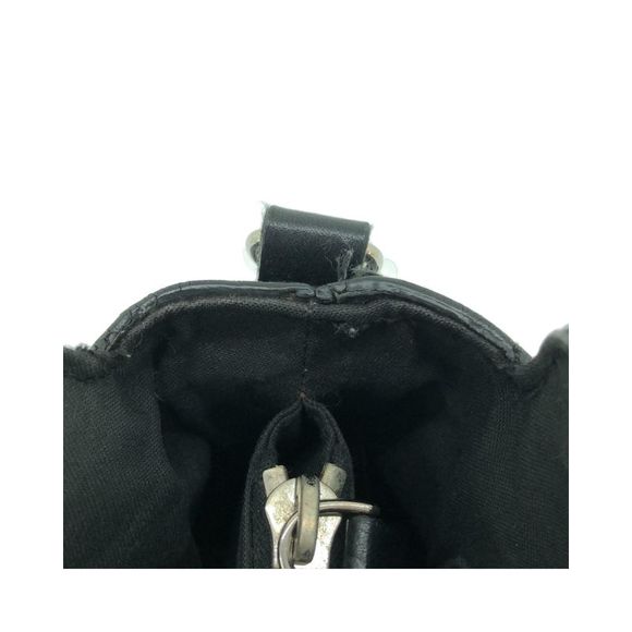 Pre Loved Fendi Sleek  Leather Handbag with Zippered Pockets - Picture 15 of 15